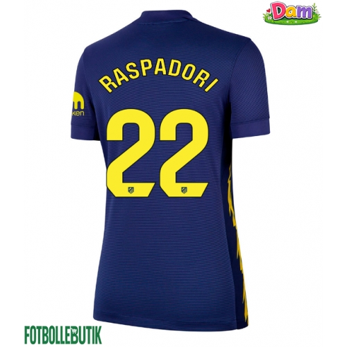 Atletico Madrid Giacomo Raspadori #22 Bortatröja Kvinnor 2025-26 Kortärmad